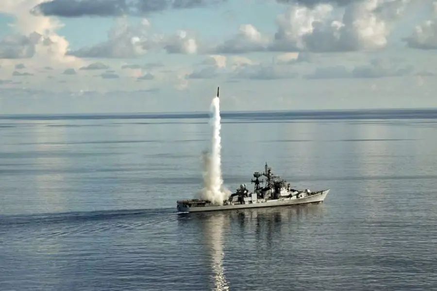 Indian Navy conducts anti-ship firing-drills Indian Navy conducts anti-ship firing-drills